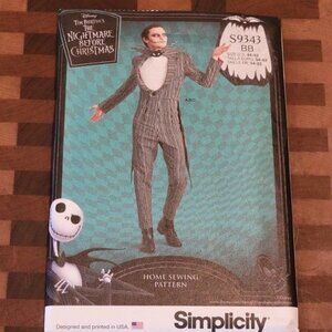 Simplicity 9343 - uncut - Disney Jack Skellington - Nightmare Before Christmas